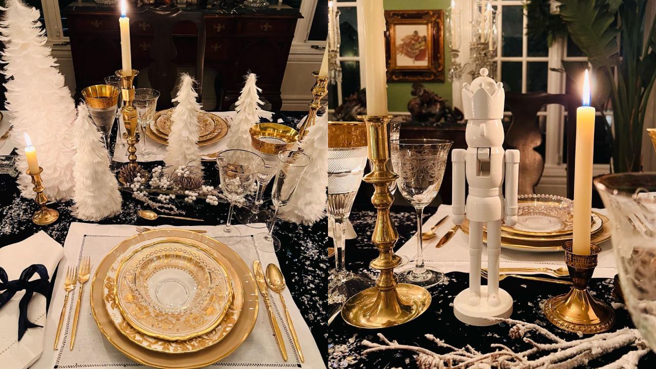 Decorar mesa de Navidad, según Martha Debayle