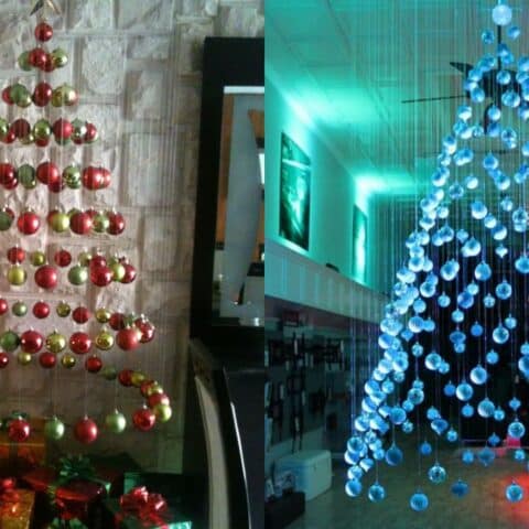 Cómo hacer un árbol de Navidad flotante