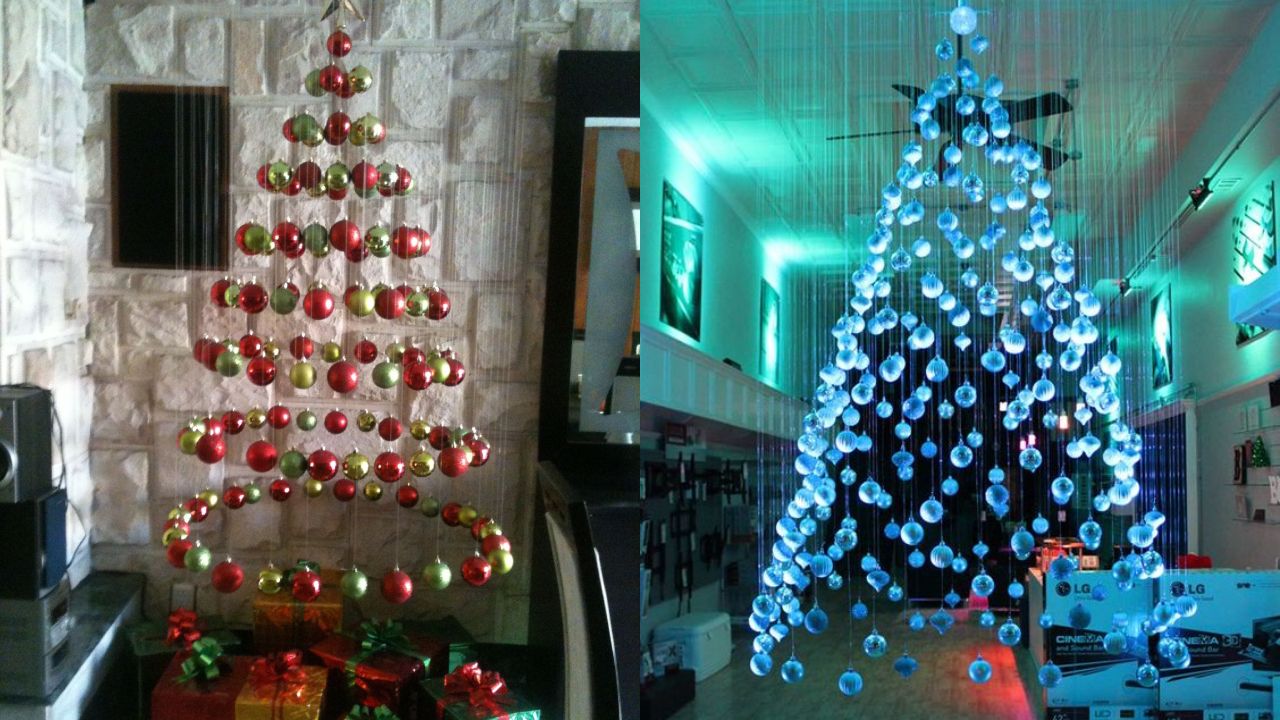 Cómo hacer un árbol de Navidad flotante