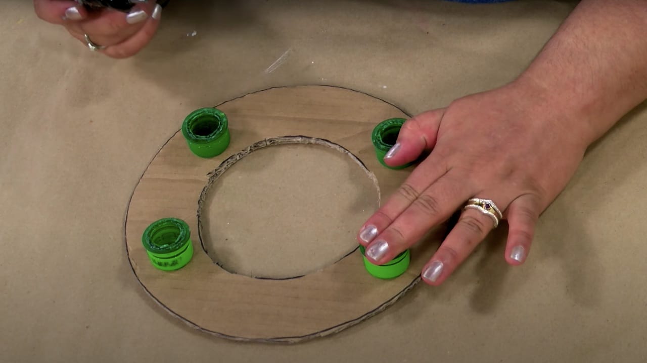 corona de adviento hecha en casa