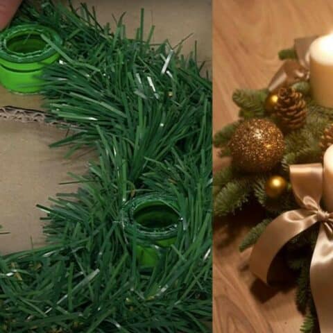 como hacer corona de adviento