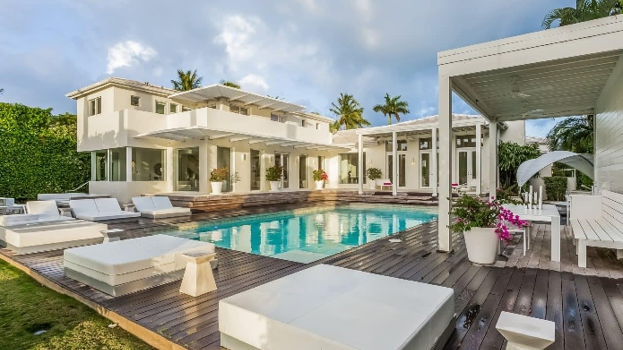 casa de la cantante colombiana en Miami