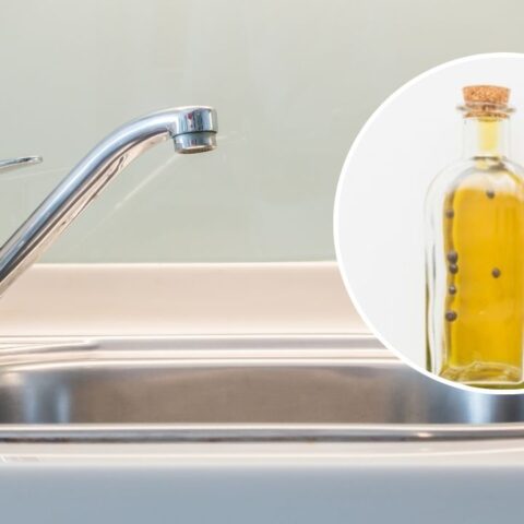 aceite de oliva sacarle brillo fregadero