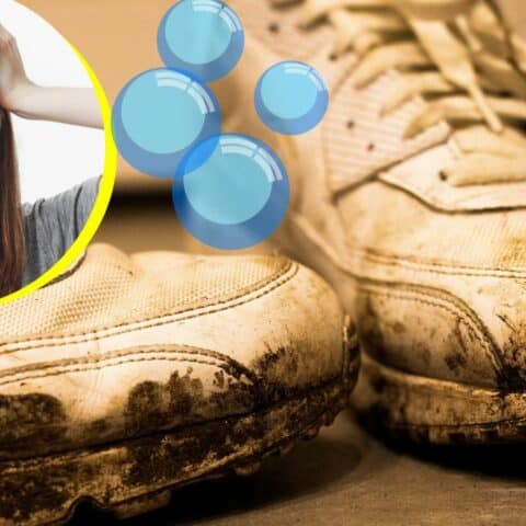 Mezcla para limpiar tus zapatos