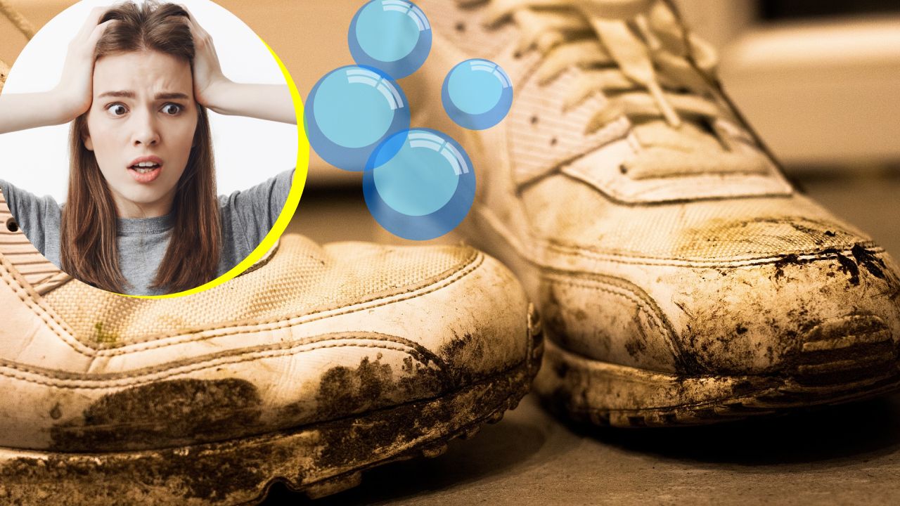 Mezcla para limpiar tus zapatos