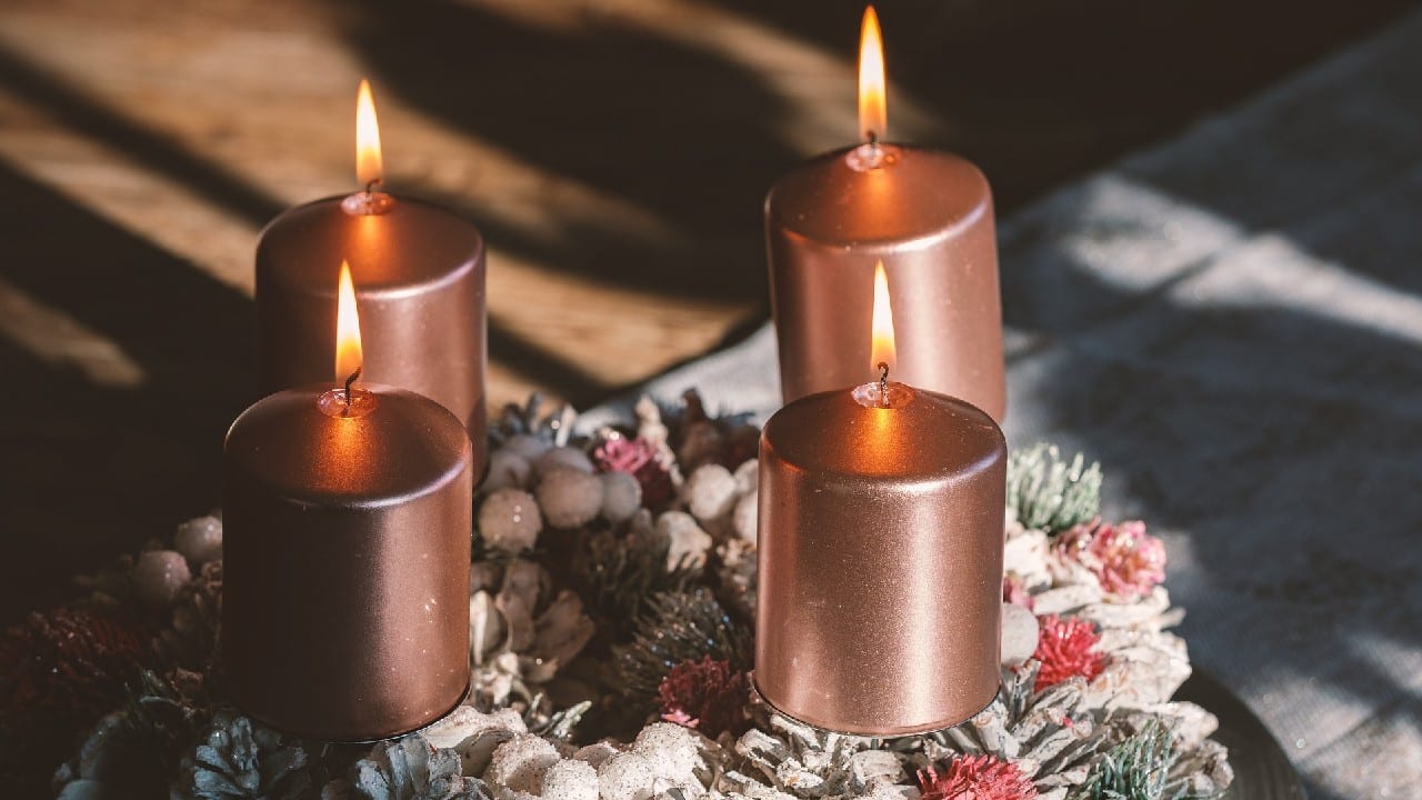 oracion velas de adviento