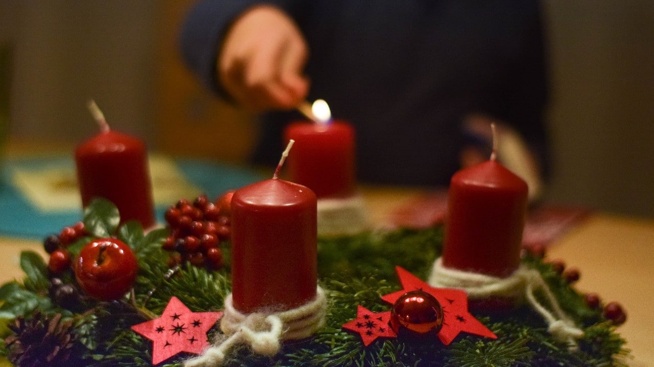 oracion para encender velas adviento