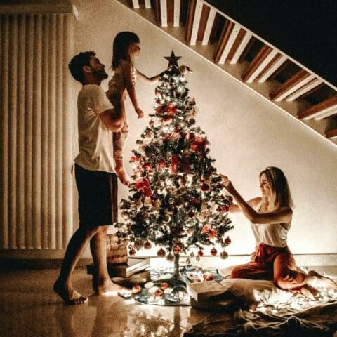 oracion poner arbol de navidad