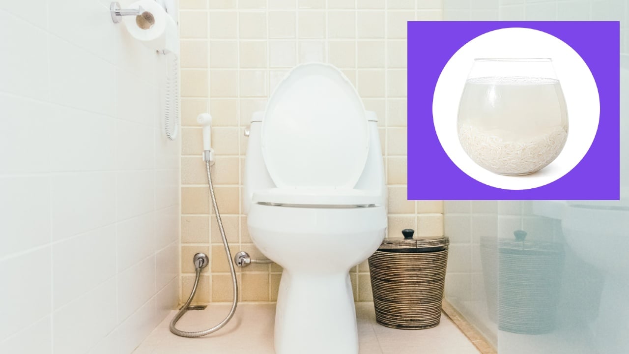 truco del vaso de arroz