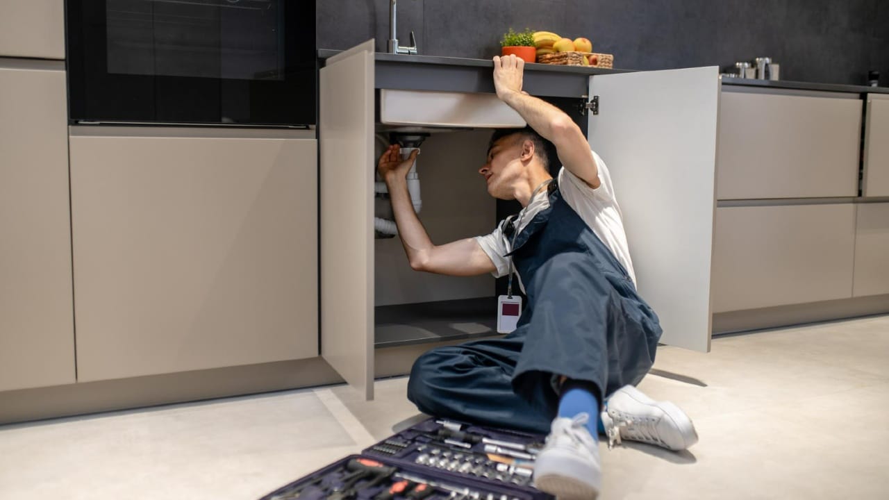 mueble del fregadero