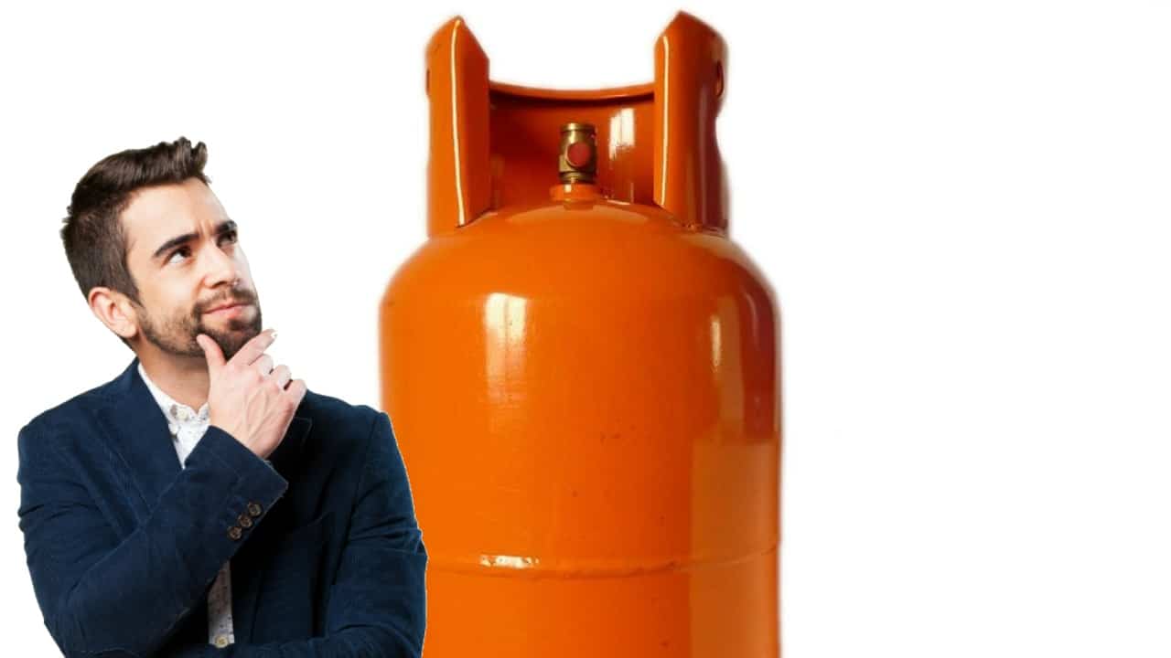 tanque de gas está en mal estado