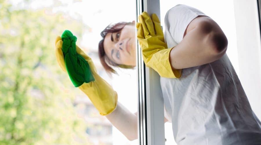 Trucos para limpiar ventanas exteriores