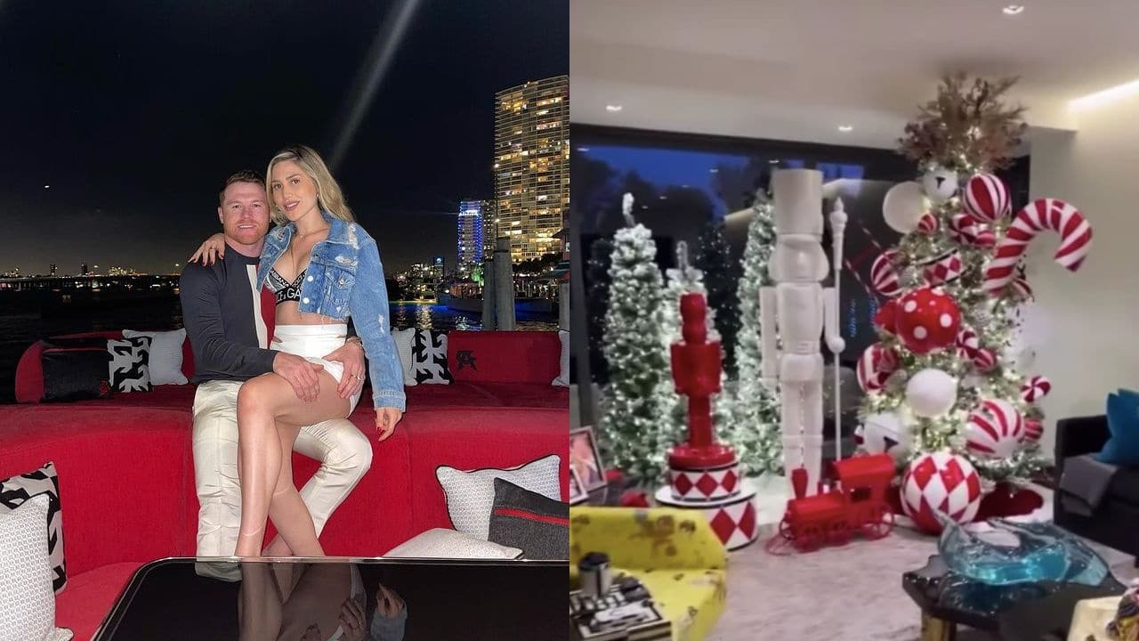 decoracion navidena canelo alvarez