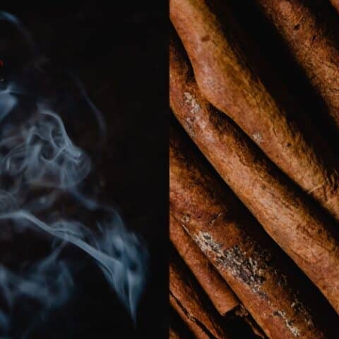 incienso casero de canela