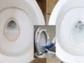 remover el círculo amarillo de la taza del baño