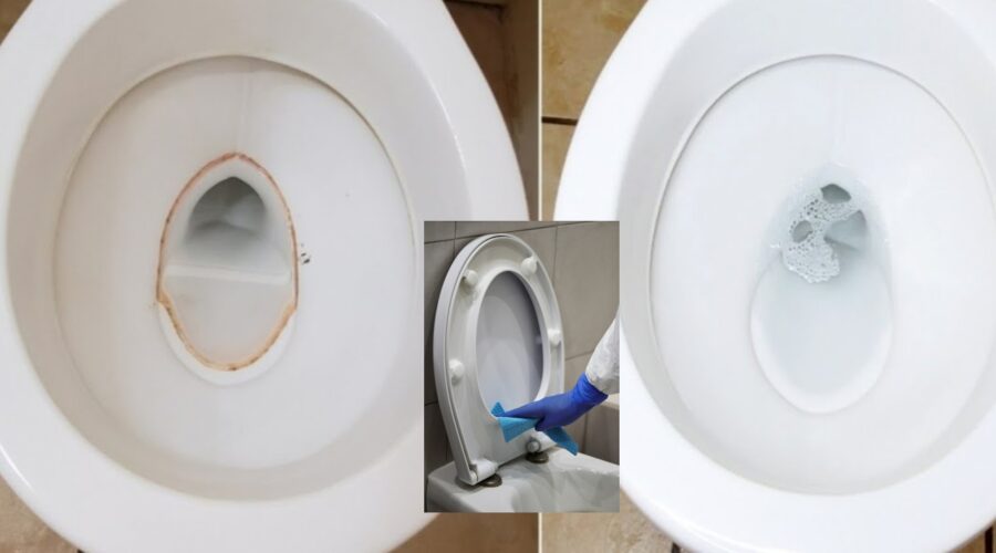 remover el círculo amarillo de la taza del baño