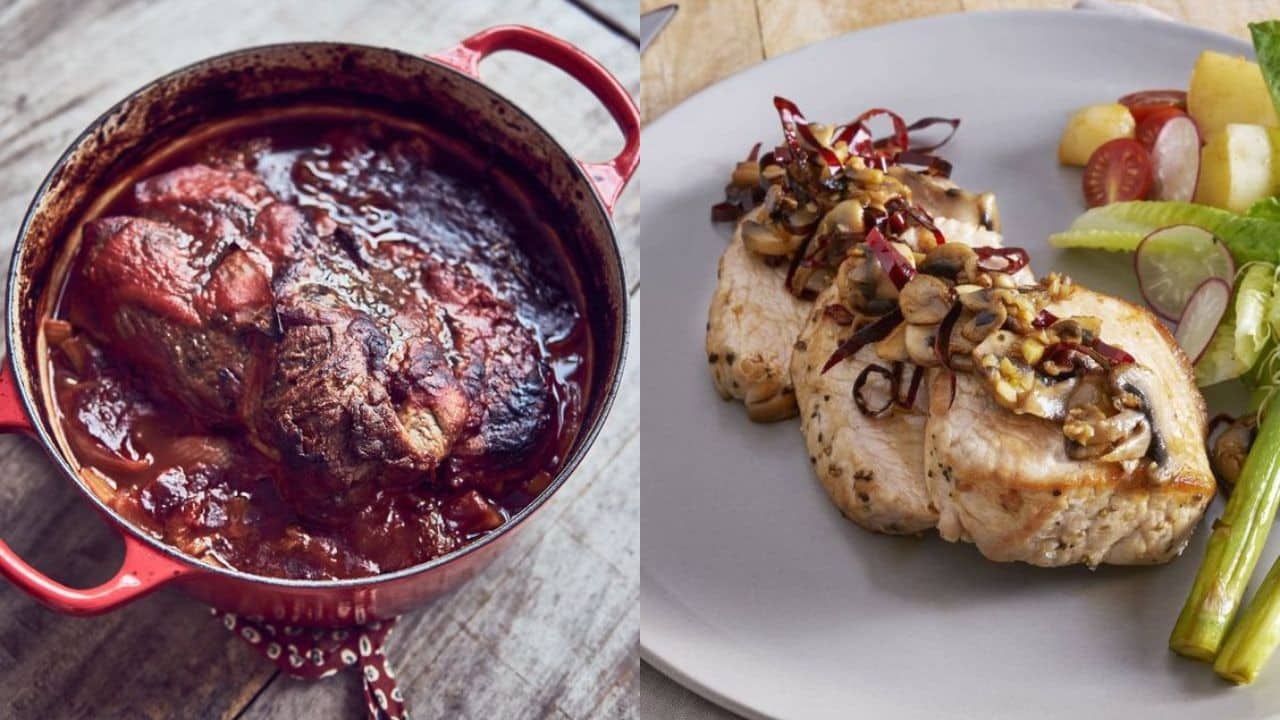 parte mas jugosa cerdo