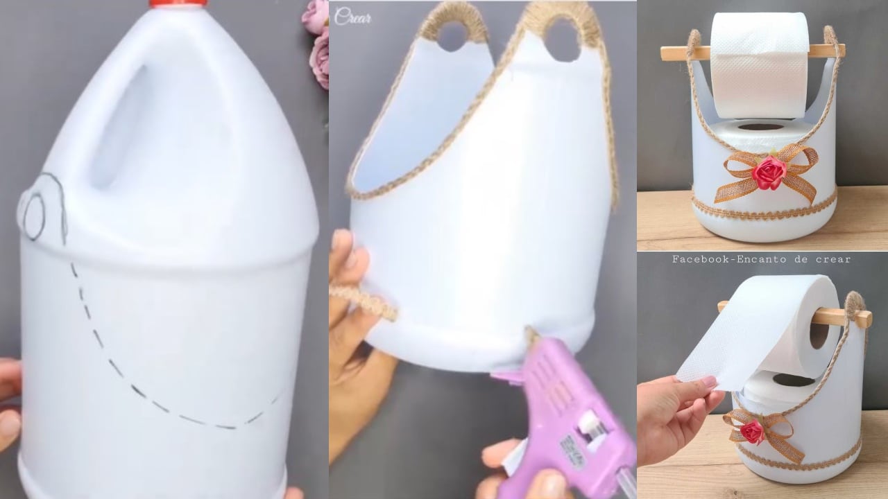 Cómo hacer un dispensador de papel higiénico