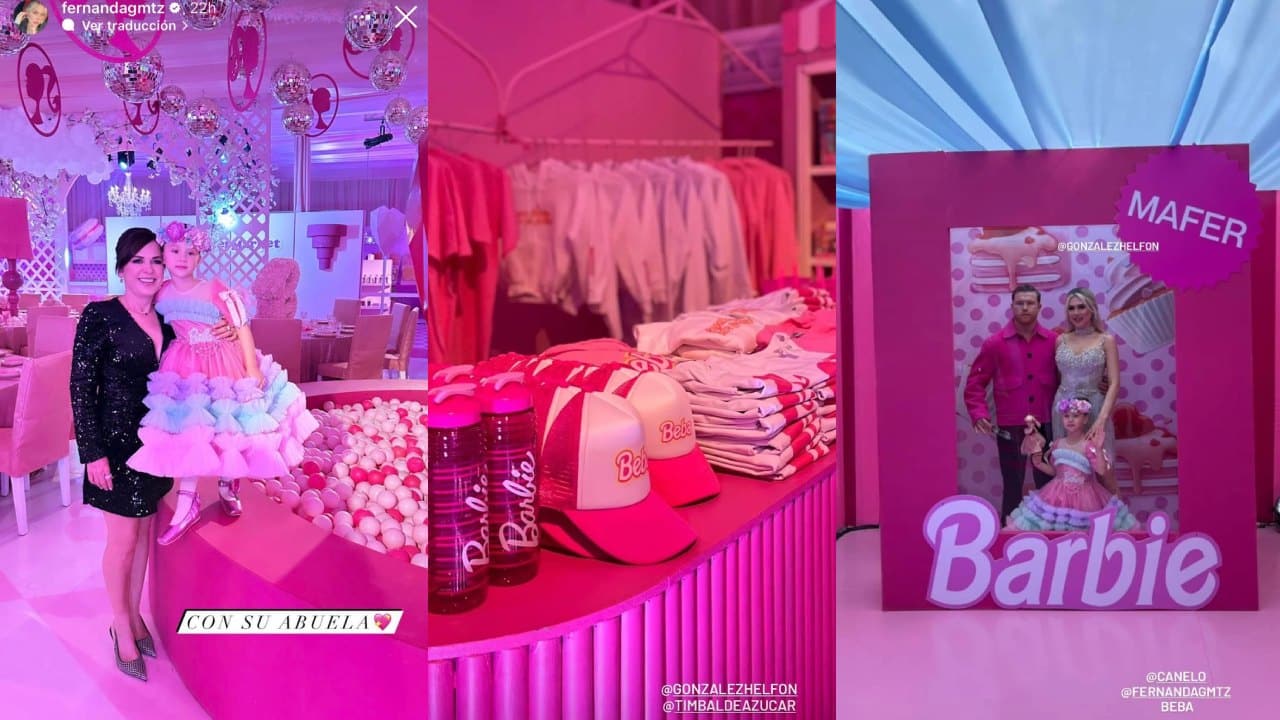 La fiesta de la hija menor del Canelo