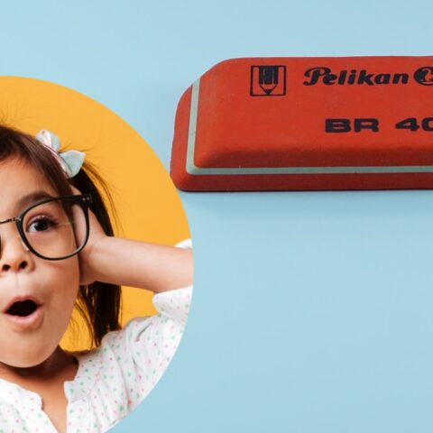 El verdadero uso del lado azul de la goma