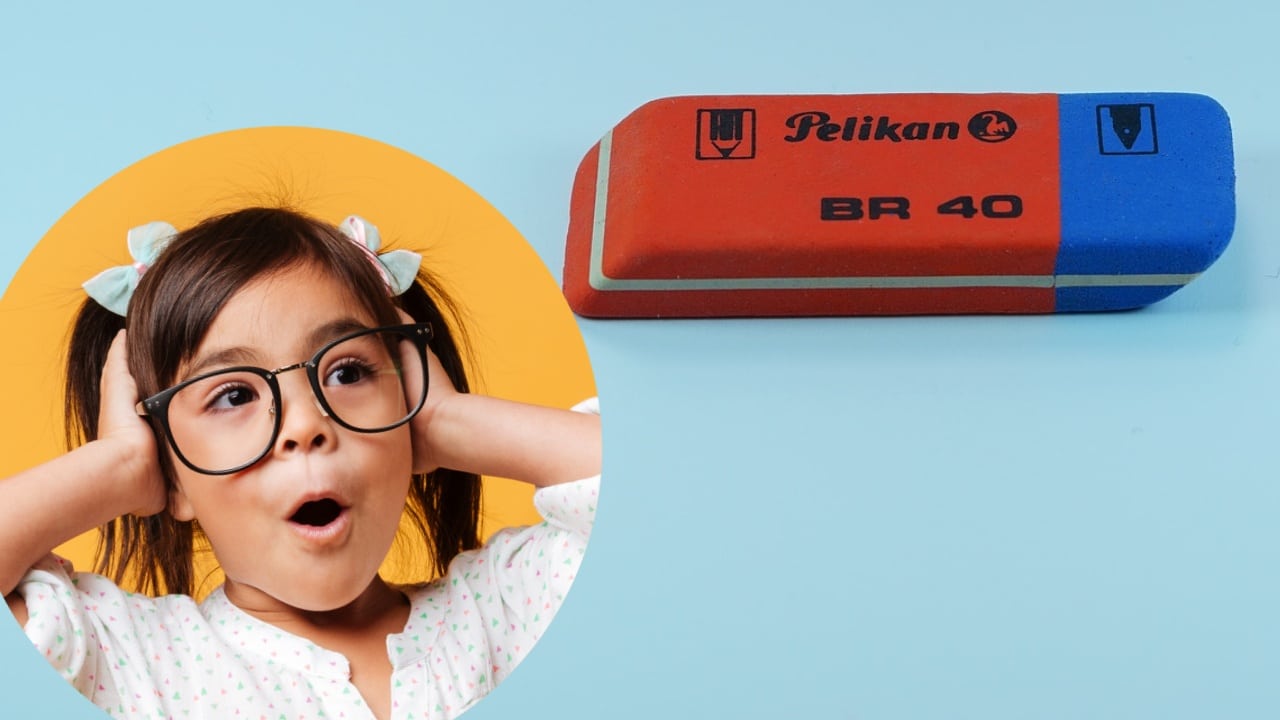 El verdadero uso del lado azul de la goma