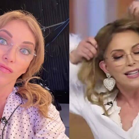 Laura Flores se quitó la peluca en televisión