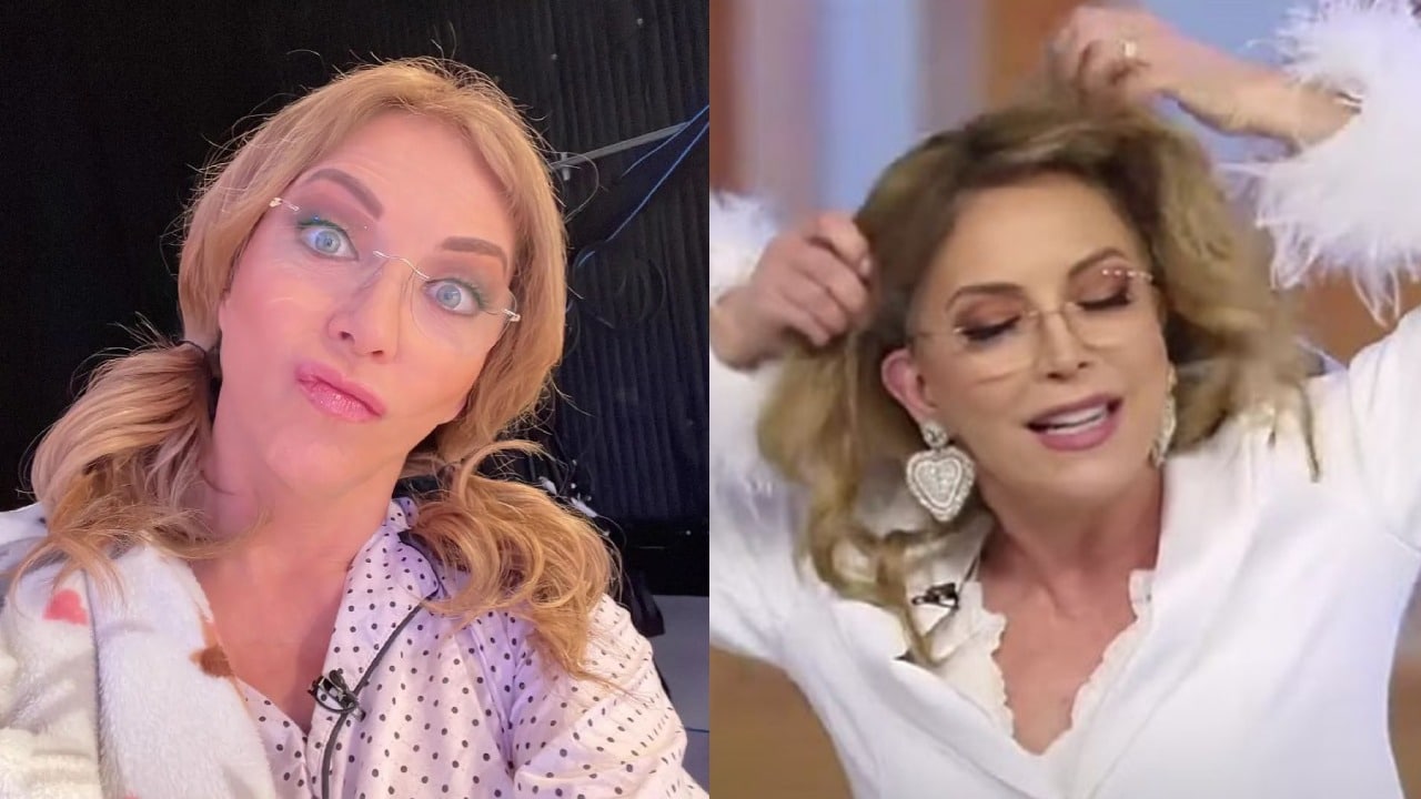 Laura Flores se quitó la peluca en televisión