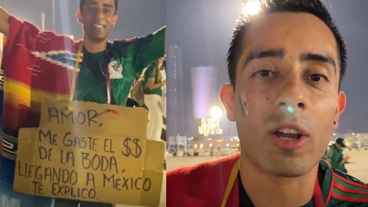 Mexicano viajó a Qatar con ahorros de su boda