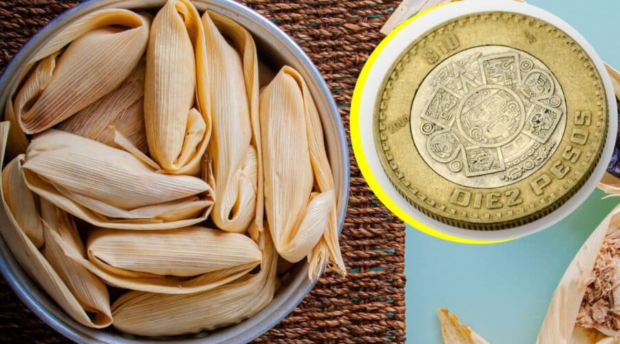 Poner una moneda en la vaporera de los tamales