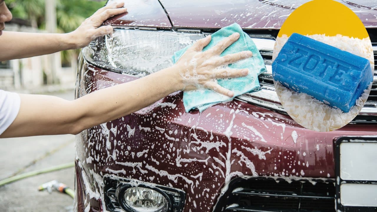 limpiar el auto con Zote