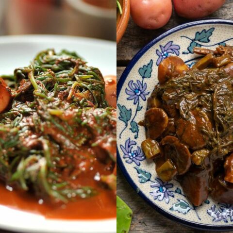 Técnica para limpiar los romeritos