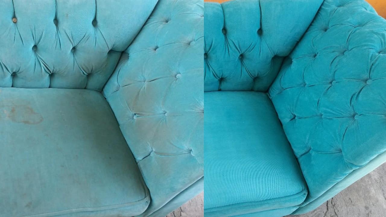 limpiar las manchas de humedad de la tapicería