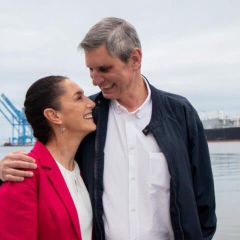 Vestido de novia de Claudia Sheinbaum