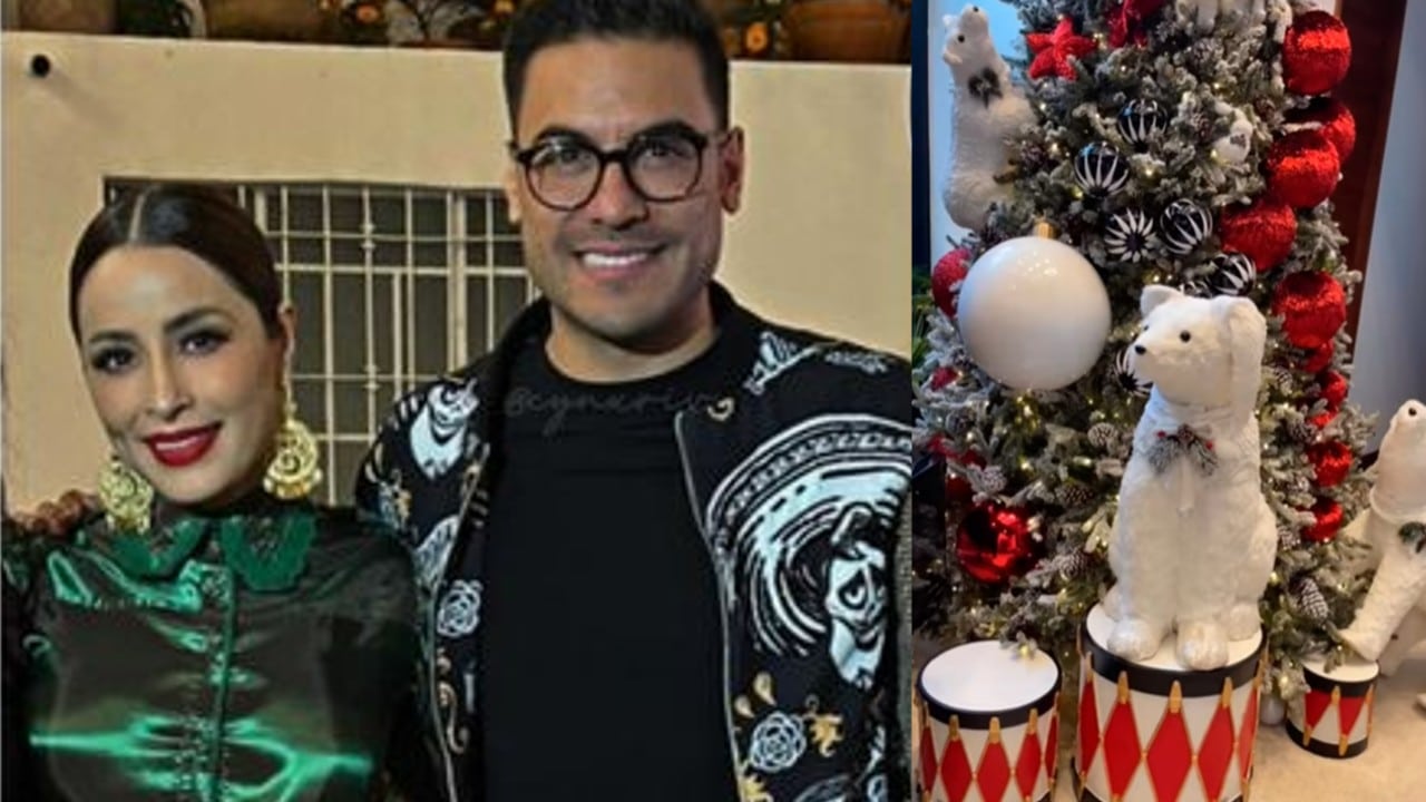 arbolito navideño de los recién casados