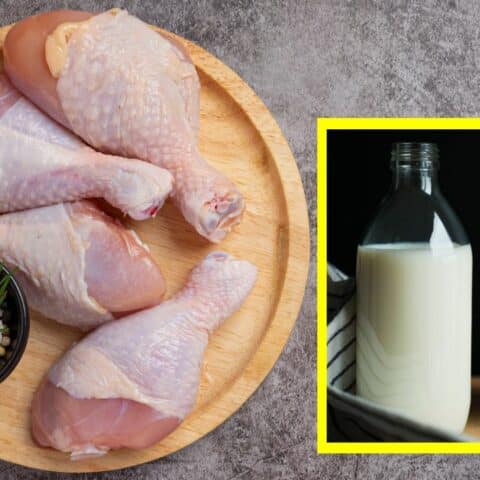 Marinar pollo con leche