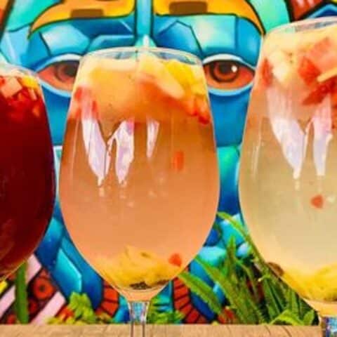 clericot con vino blanco