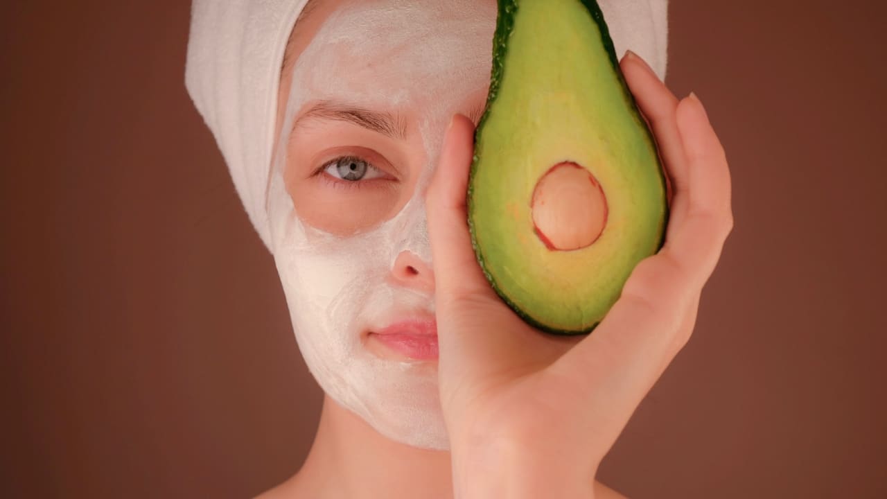 mascarilla de plátano y aguacate