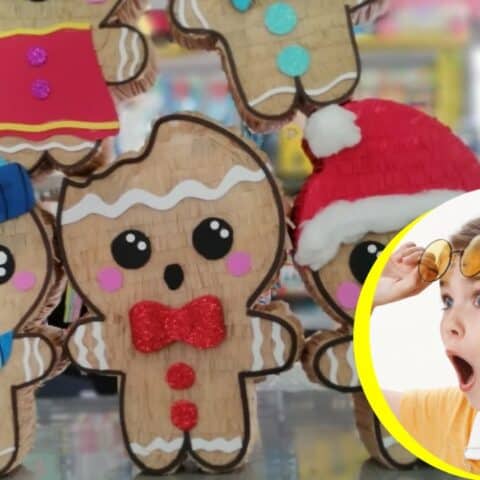 mini piñatas de galletas de jengibre