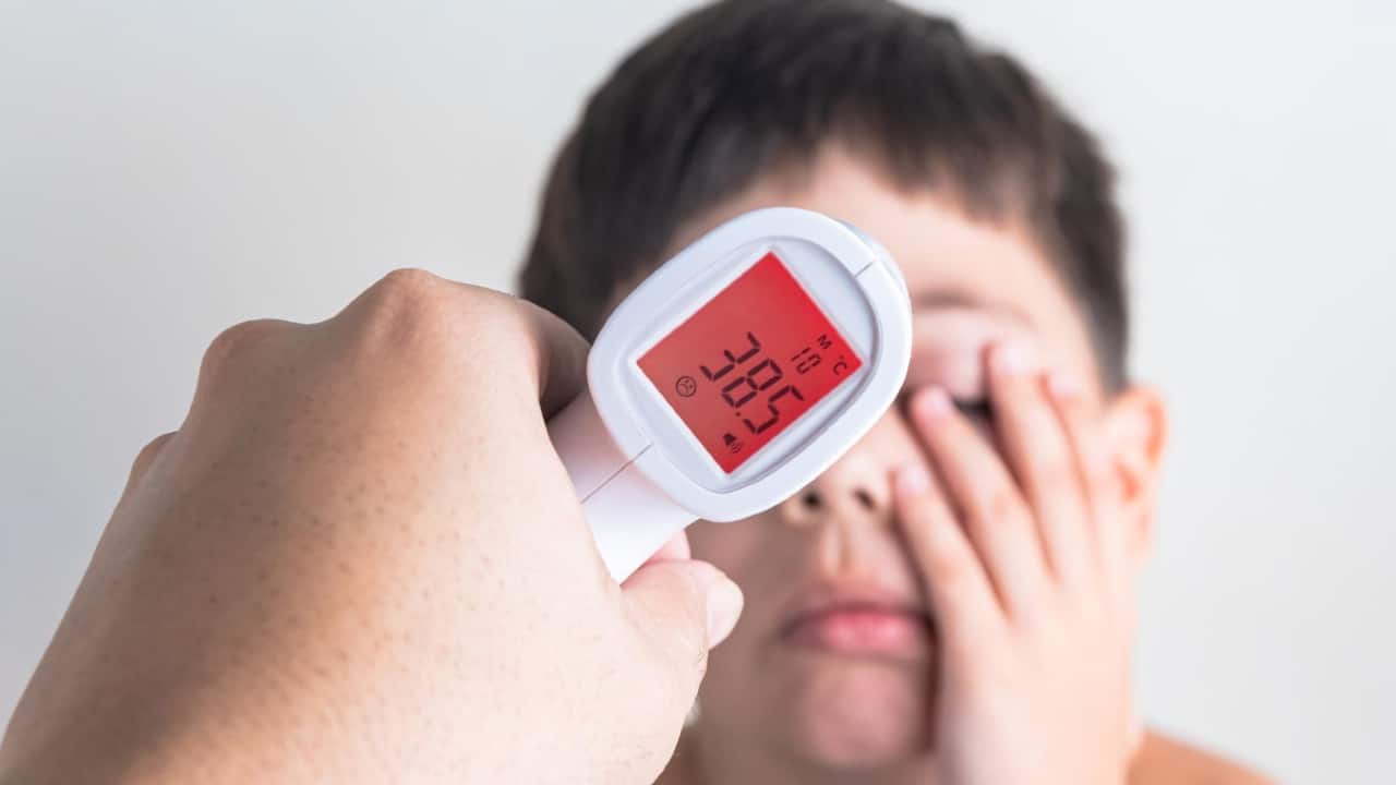 bajar la temperatura de los niños