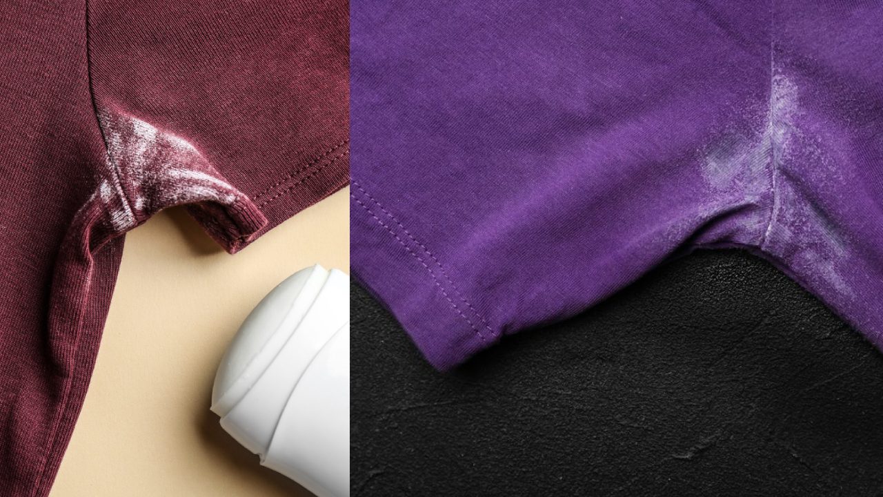 Cómo quitar manchas de desodorante de la ropa