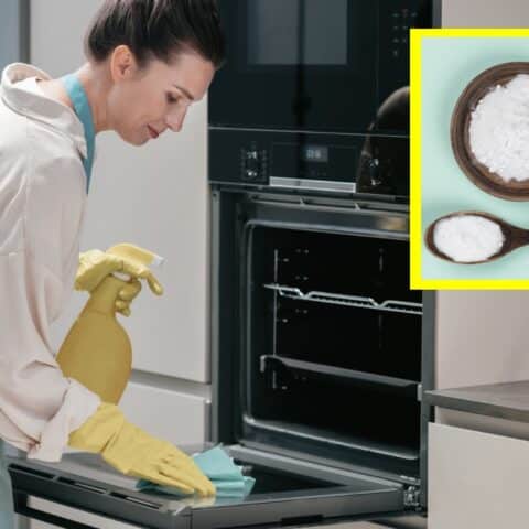 Cómo limpiar la puerta del horno con bicarbonato