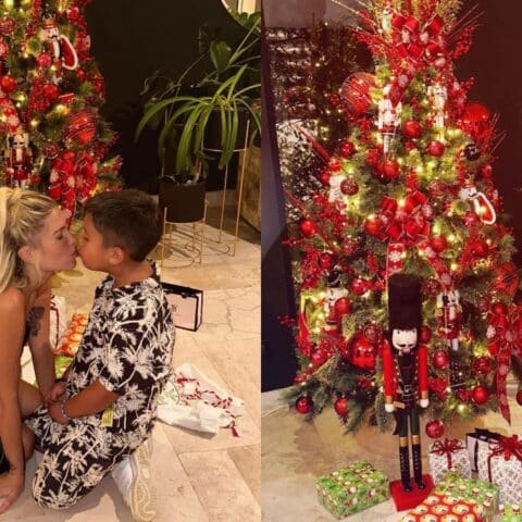 Mamá da beso a su hijo en la boca y causa polémica