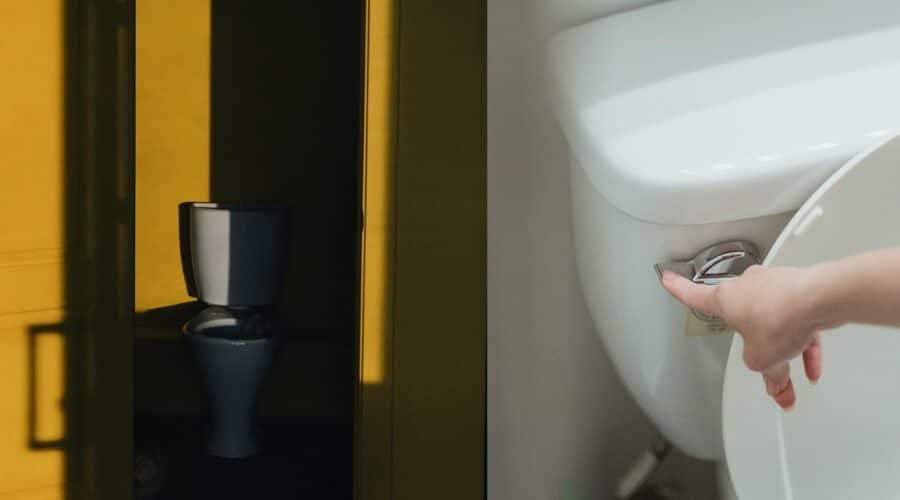 NUNCA debes dejar abierta la puerta de tu baño