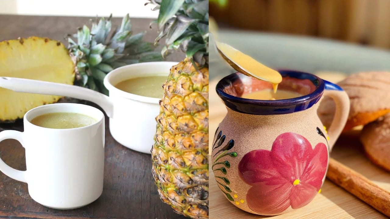 Receta de atole de piña