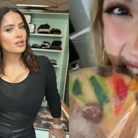 Salma Hayek llama 'muñeco' a la figura de la rosca de Reyes