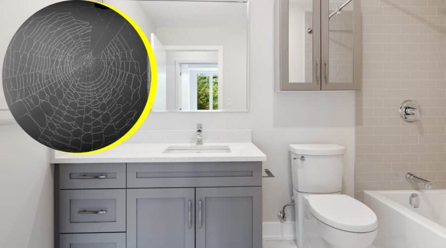 Trucos para eliminar las telarañas del baño