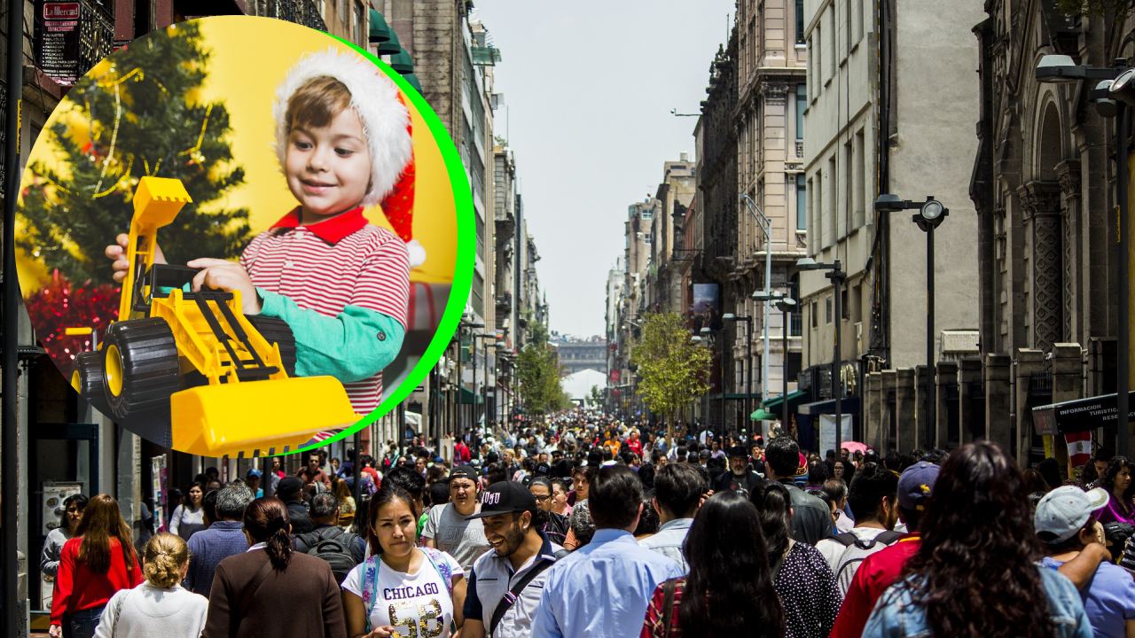 Calle de la CDMX donde venden juguetes baratos