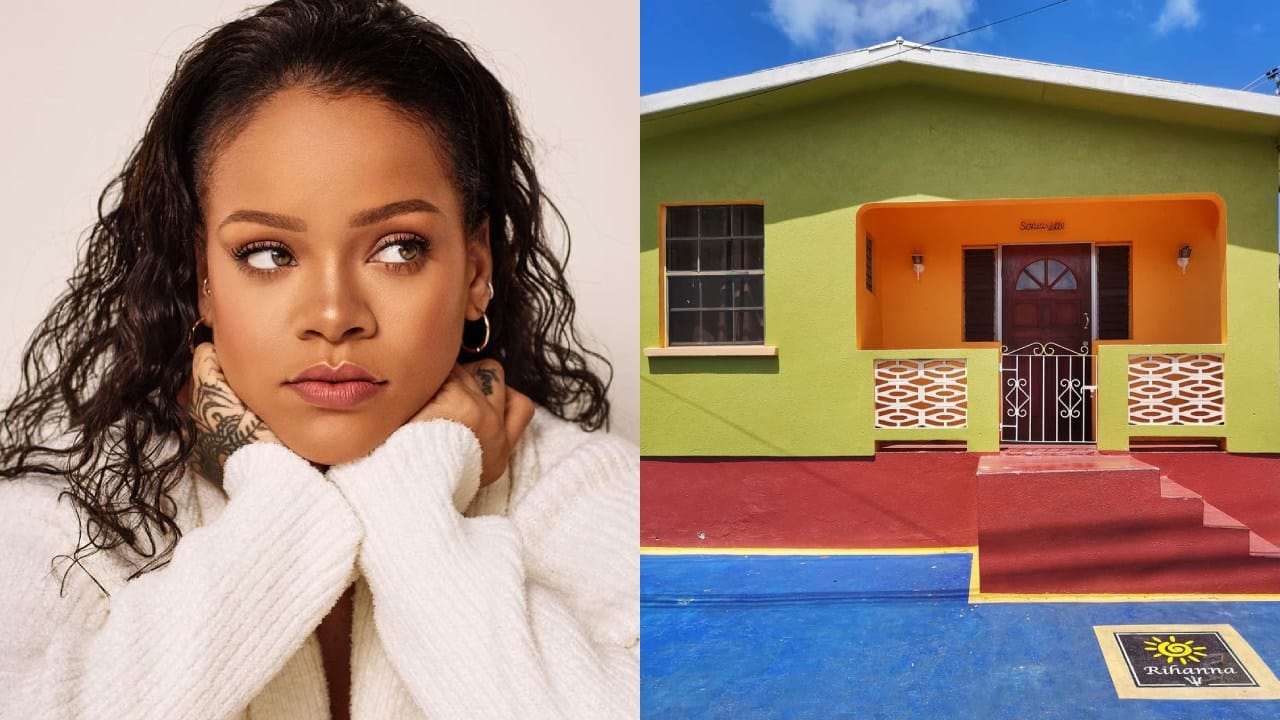 Cómo era la humilde casa de Rihanna