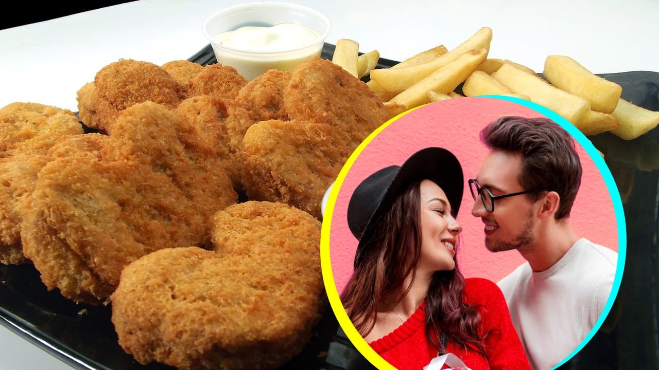 Cómo hacer nuggets de corazón