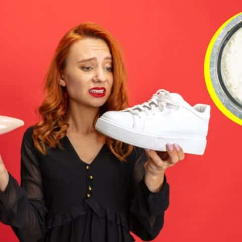 Desodorante casero para zapatos con maicena